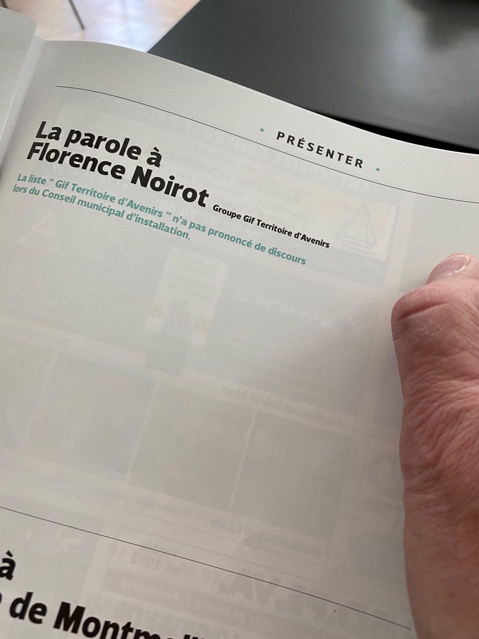 Juin-Juillet 2020 "La parole à Florence Noirot"